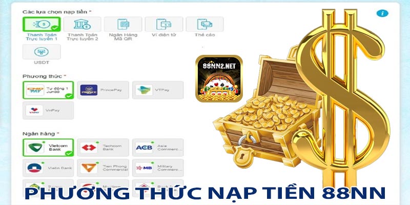 Tìm hiểu về phương thức nạp tiền 88NN